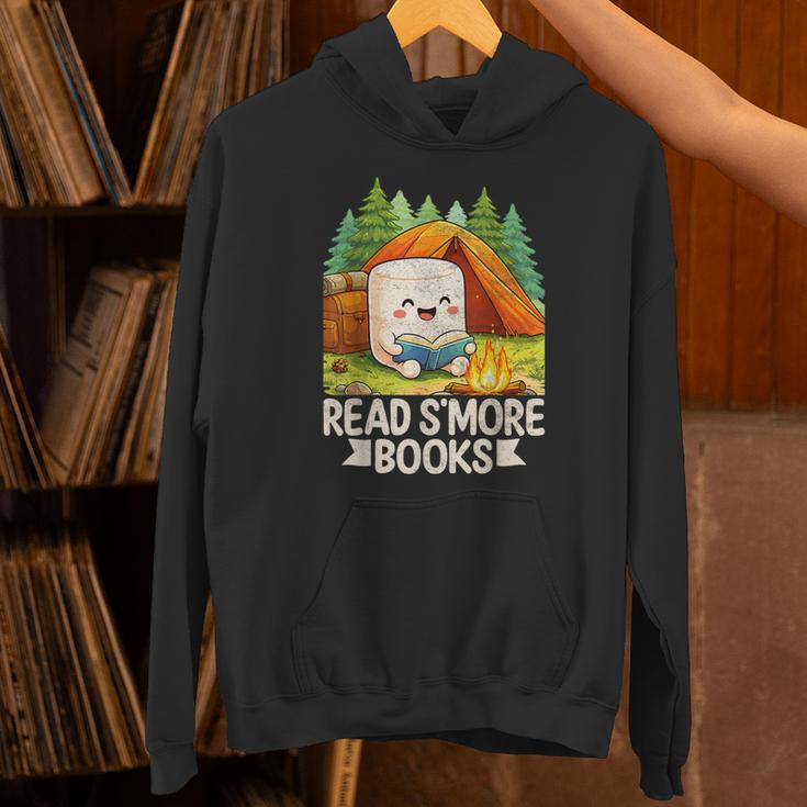 Read S'More Books Pun Camping Nature Lover Unisex Hoodie