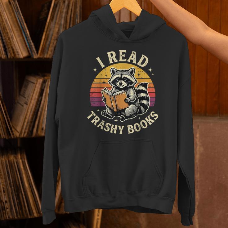 I Read Trashy Books Raccoon Unisex Hoodie