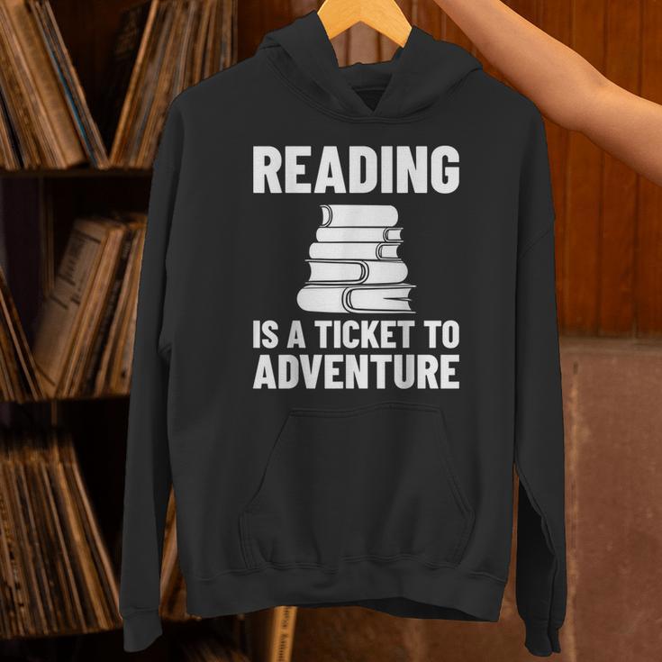 Reader Book Reading Bookworm Librarian Unisex Hoodie