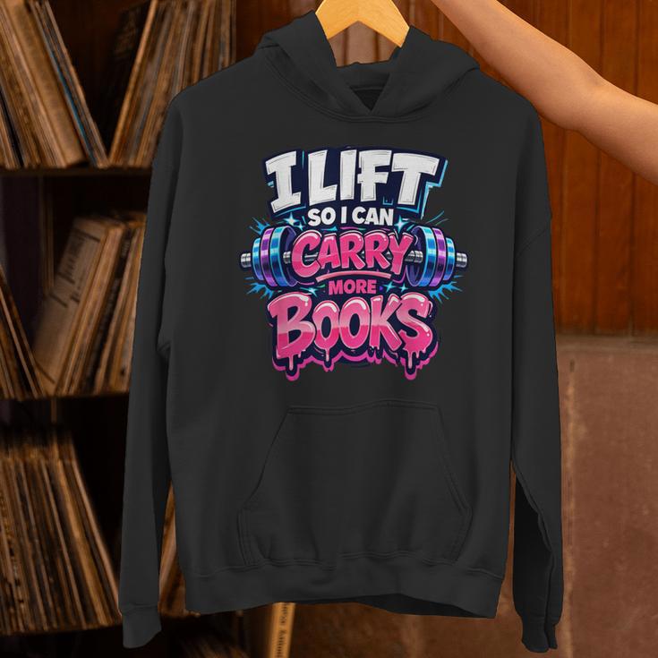 Reader Workout Lift More Books Reading Lover Humor Unisex Hoodie