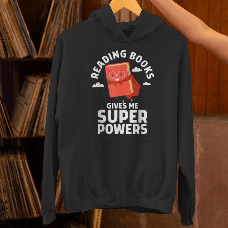 Reading Books Gives Me Superpowers Superhero Book Unisex Hoodie Reading Books Gives Me Superpowers Superhero Book Unisex Hoodie