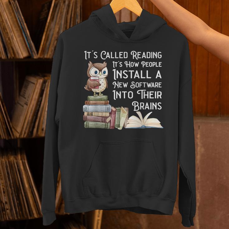 Reading Books Stimulates The Imagination Software For Brains Unisex Hoodie Reading Books Stimulates The Imagination Software For Brains Unisex Hoodie