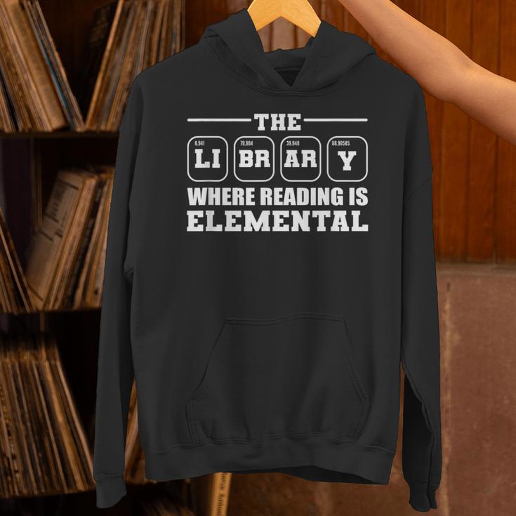Reading Is Elemental Book Lover Unisex Hoodie