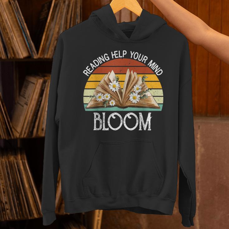 Reading Helps Your Mind Bloom Book Reading Book Lover Unisex Hoodie Reading Helps Your Mind Bloom Book Reading Book Lover Unisex Hoodie
