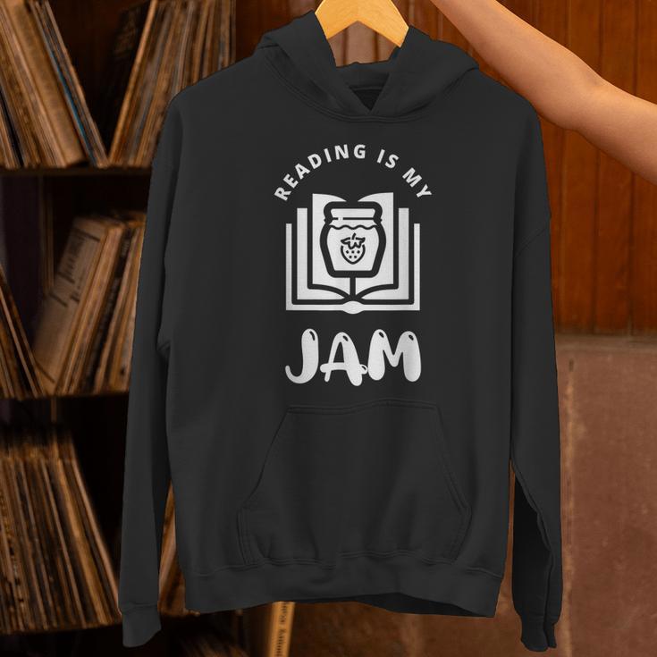 Reading Is My Jam Book Lover And Reading Teacher For Men Women Kids Unisex Hoodie Reading Is My Jam Book Lover And Reading Teacher For Men Women Kids Unisex Hoodie