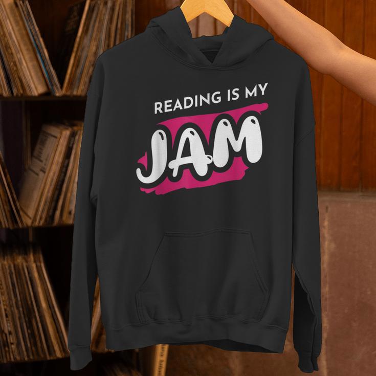 Reading Is My Jam Book Lover And Reading Teacher Men Women Kids Unisex Hoodie