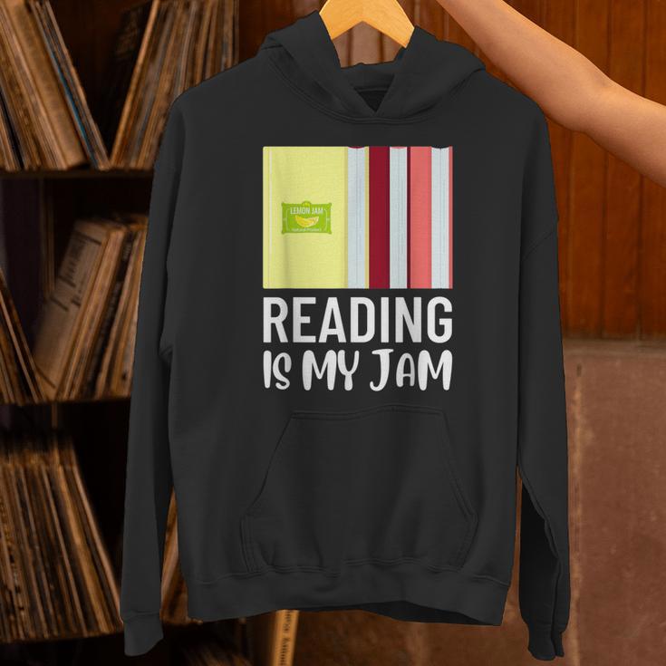 Reading Is My Jam Quote Teachers And Books Lovers For Men Women Kids Unisex Hoodie
