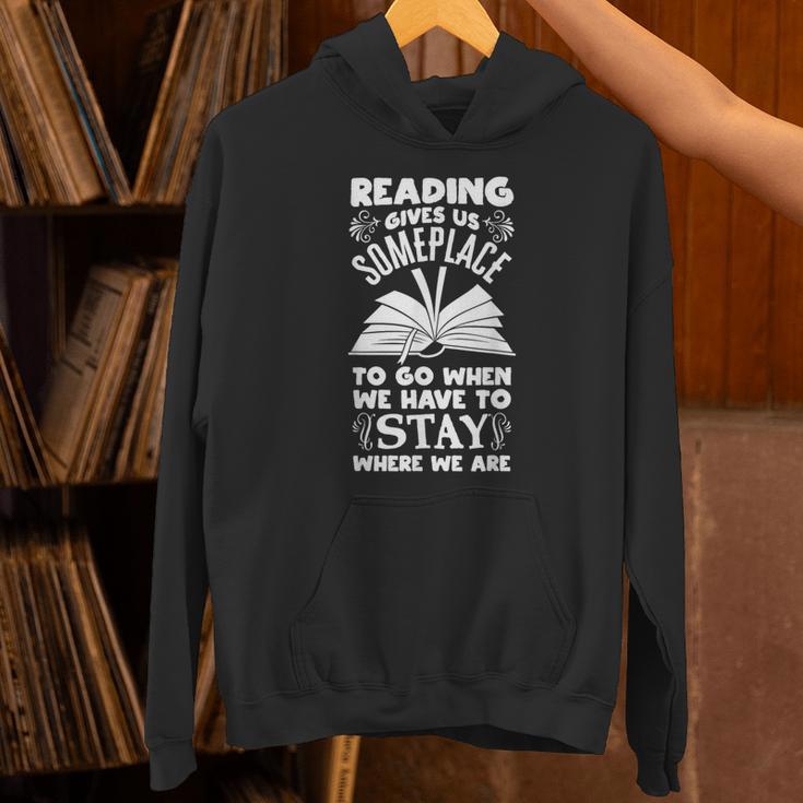 Reading Library Literature Read Books Lover Reader Unisex Hoodie