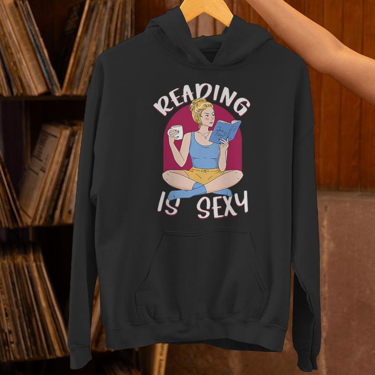 Reading Is Sexy Book Lover Fun Literary Unisex Hoodie