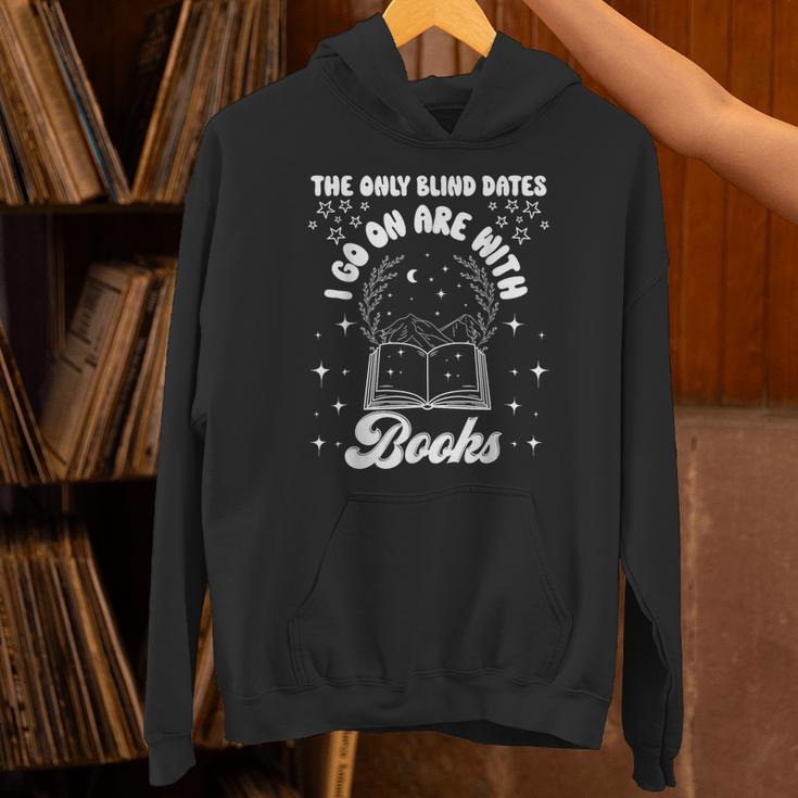 Reading Shirts Women Bookworm Blind Dates Book Lover Unisex Hoodie