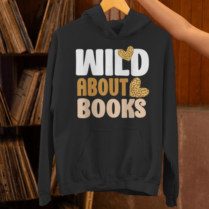 Reading Teacher Book Reader Student Leopard Wild About Books For Men Women Unisex Hoodie Reading Teacher Book Reader Student Leopard Wild About Books For Men Women Unisex Hoodie