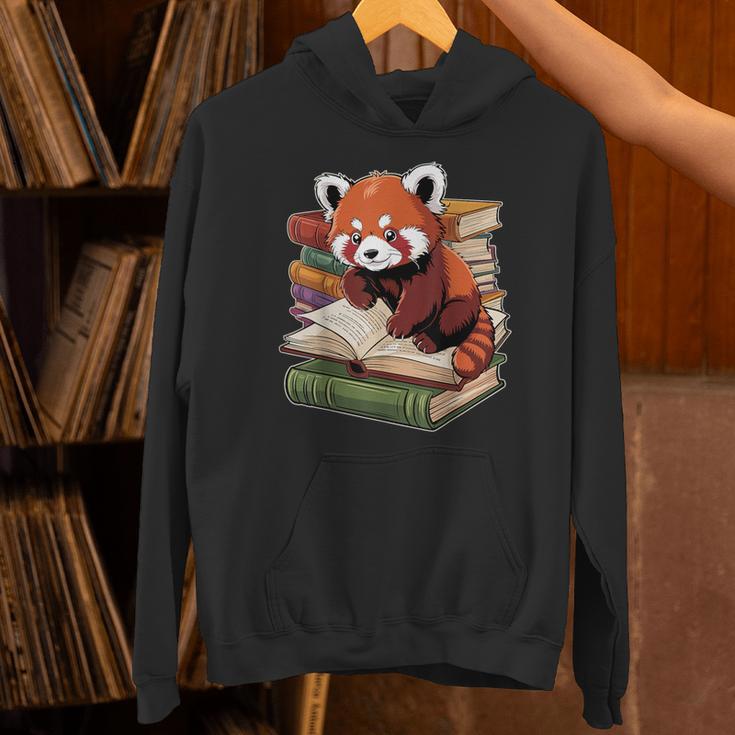 Red Panda Reading Book Animal Bookworm Unisex Hoodie Red Panda Reading Book Animal Bookworm Unisex Hoodie