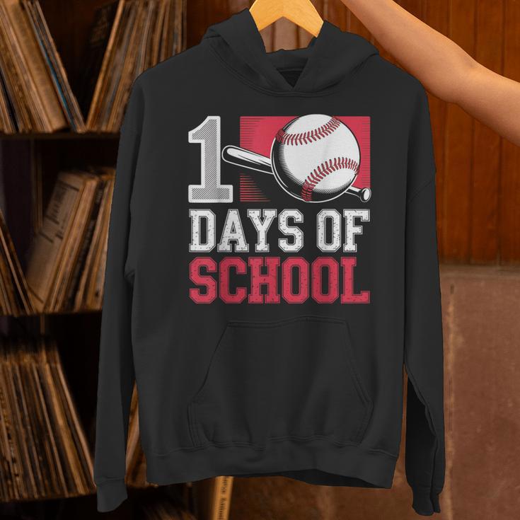Retro 100 Days Of School Baseball Teacher Student 100 Days Unisex Hoodie Retro 100 Days Of School Baseball Teacher Student 100 Days Unisex Hoodie