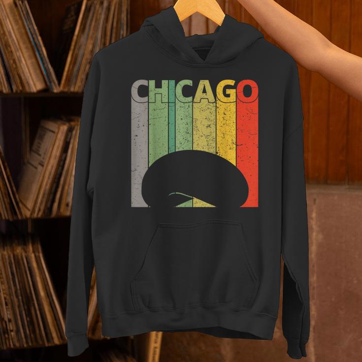 Retro Chicago Intage Chicago Bean Cloud Gate パーカー