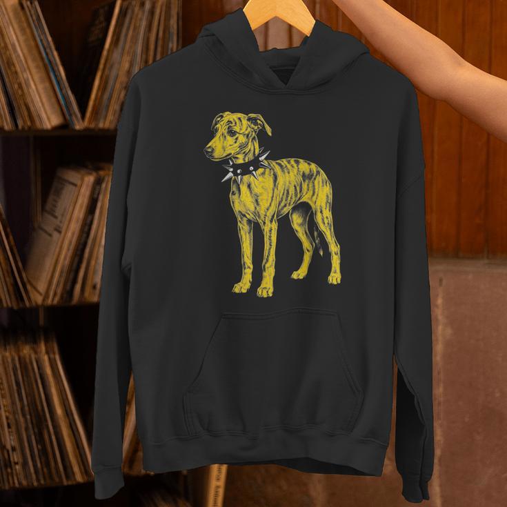 Rocker Greyhound パンクメタルロックンロールミュージックドッグ パーカー