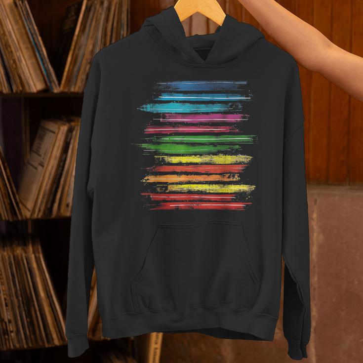 RtY Book Colorful Art Painting Graphic Motif Book Small Unisex Hoodie