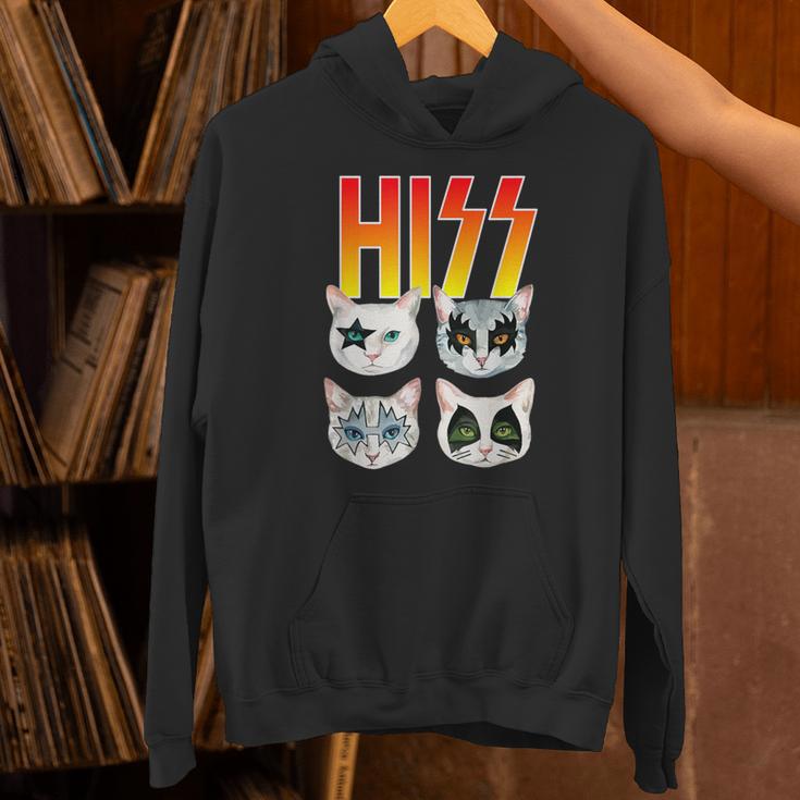 Hiss Cat シャツ 猫好き おもしろ猫シャツ パーカー