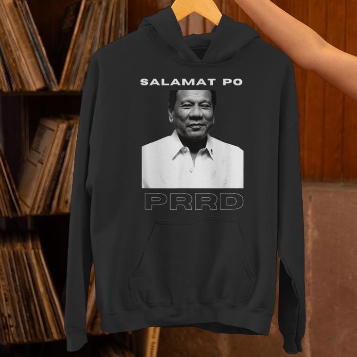 Salamat Po Prrd ありがとう社長ドゥテルテ・ピノイピネー パーカー