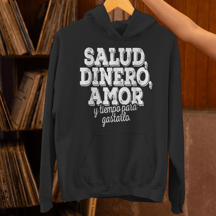 Salud Dinero Amor Y Tiempo Para Gastarlo パーカー