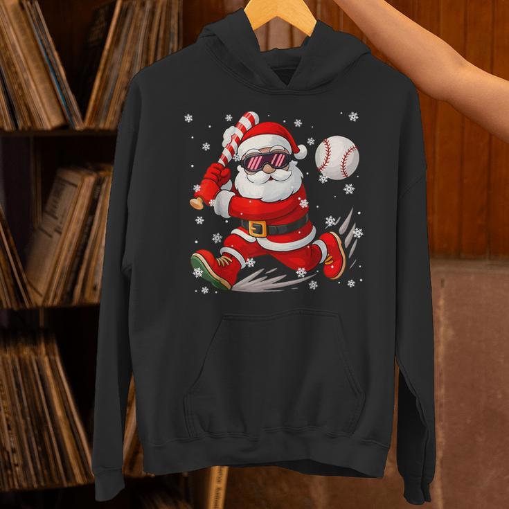 Santa Baseball Christmas Pajamas Xmas Men Boy Toddlers Unisex Hoodie Santa Baseball Christmas Pajamas Xmas Men Boy Toddlers Unisex Hoodie