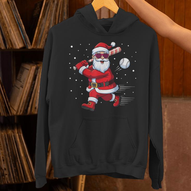 Santa Baseball Christmas Pajamas Xmas Men Kids Boys Unisex Hoodie Santa Baseball Christmas Pajamas Xmas Men Kids Boys Unisex Hoodie