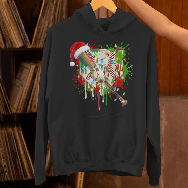 Santa Sports Ice Baseball Christmas Xmas Pajama Kid Men Boys Unisex Hoodie Santa Sports Ice Baseball Christmas Xmas Pajama Kid Men Boys Unisex Hoodie