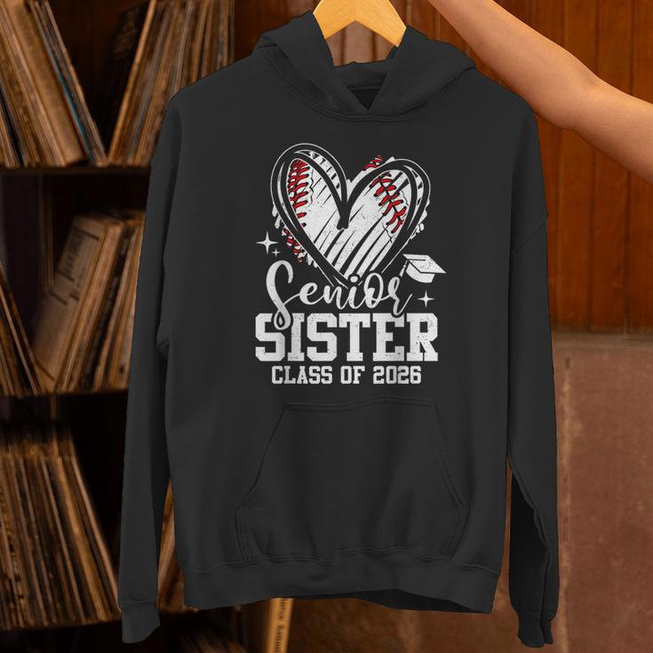 Senior Sister Class Of 2026 Baseball Graduation Heart Unisex Hoodie Senior Sister Class Of 2026 Baseball Graduation Heart Unisex Hoodie
