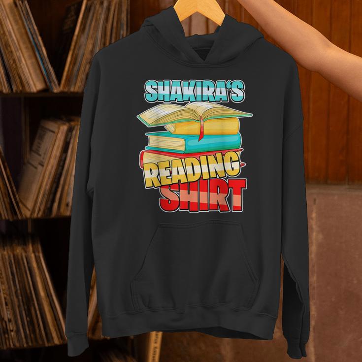 Shakira's Reading Shirt Personalized Book Reading Unisex Hoodie Shakira's Reading Shirt Personalized Book Reading Unisex Hoodie