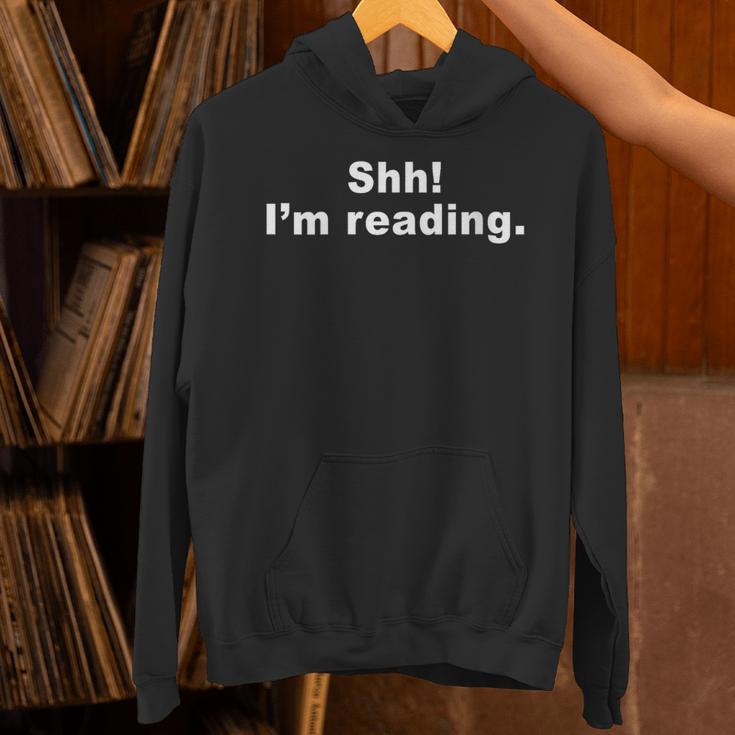 Shh I'm Reading Book Reader Unisex Hoodie