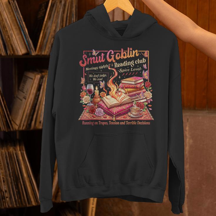 Smut Goblin Dark Romance Book Lover Vintage Unisex Hoodie