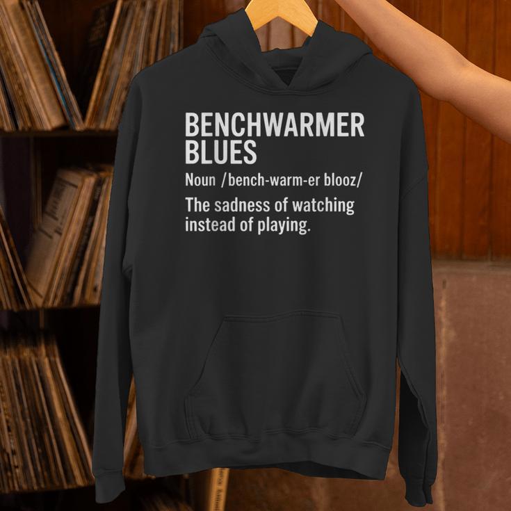 Sport Definition Baseball Soccer Benchwarmer Blues Unisex Hoodie
