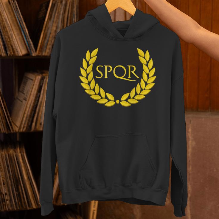 Spqrパープルローマ帝国 パーカー
