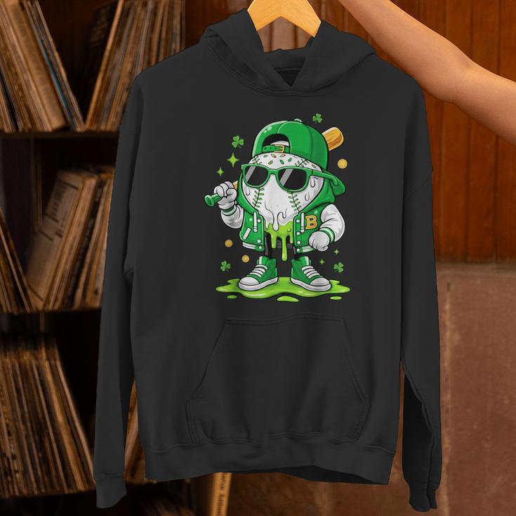 St Patrick Day Baseball Drip Ice Cream Men Boys Kids Unisex Hoodie St Patrick Day Baseball Drip Ice Cream Men Boys Kids Unisex Hoodie