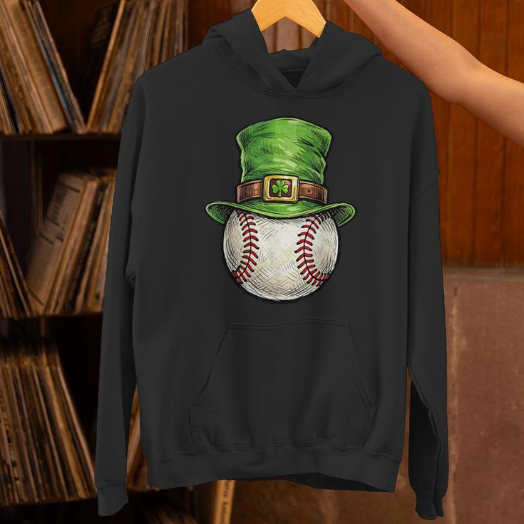 St Patricks Day Baseball Player Leprechaun Hat Men Boys Kids Unisex Hoodie