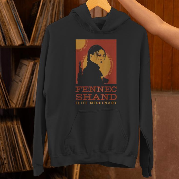 Star Wars The Book Of Boba Fett Elite Mercenary Poster Unisex Hoodie