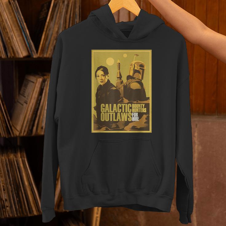 Star Wars The Book Of Boba Fett Fennec Outlaws Poster Unisex Hoodie Star Wars The Book Of Boba Fett Fennec Outlaws Poster Unisex Hoodie