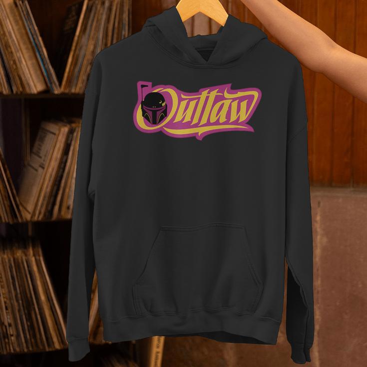 Star Wars The Book Of Boba Fett Outlaw Logo Unisex Hoodie