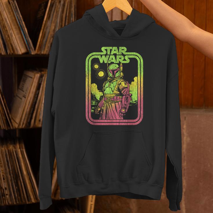 Star Wars The Book Of Boba Fett Retro Poster Unisex Hoodie