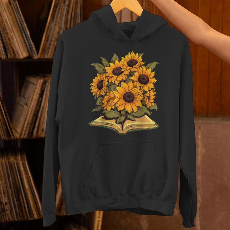 Sunflowers Flowers Book Floral Unisex Hoodie Sunflowers Flowers Book Floral Unisex Hoodie
