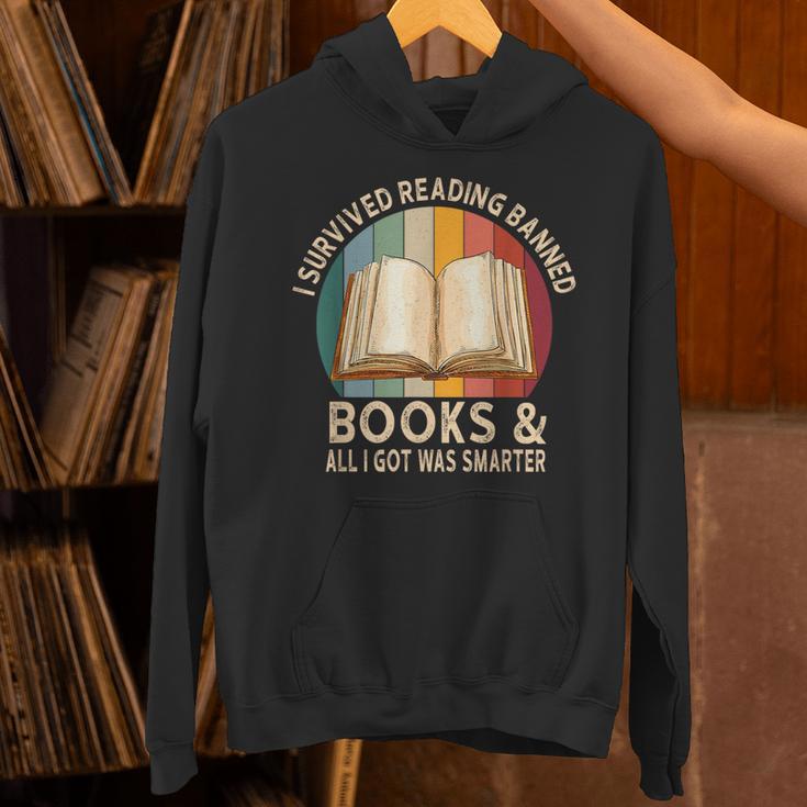 I Survived Reading Banned Books And All I Got Was Smarter Unisex Hoodie I Survived Reading Banned Books And All I Got Was Smarter Unisex Hoodie
