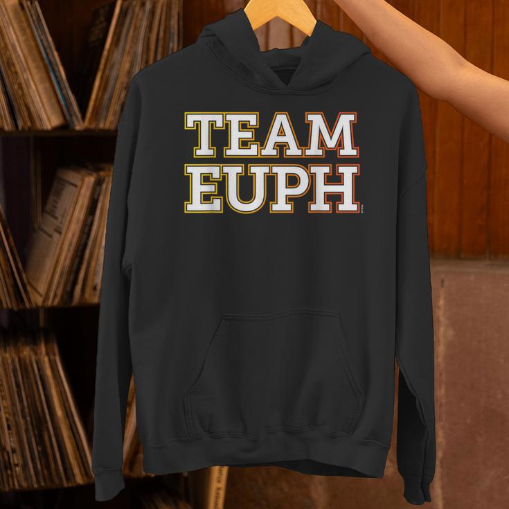 Team Euph Team Euphonium 吹奏楽部「チームユーフ」 おかしなユーフォニアム パーカー