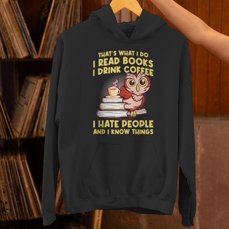 Thats What I Do I Read Books I Drink Coffee Lovers Unisex Hoodie Thats What I Do I Read Books I Drink Coffee Lovers Unisex Hoodie