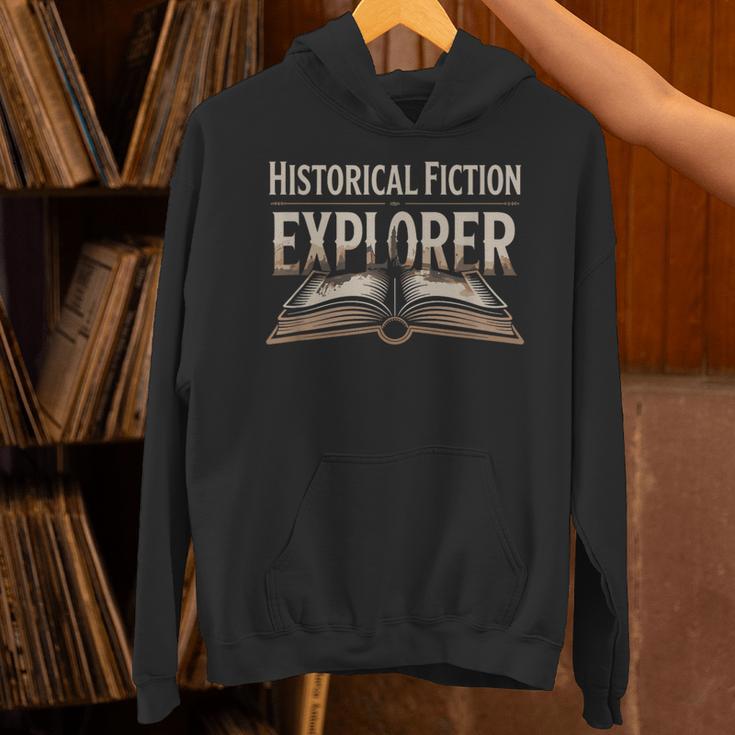 Historical Fiction Explorer Book Lover Gear Bookish Reading Unisex Hoodie