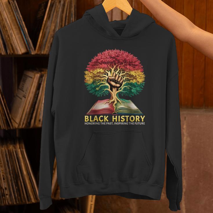 History Inspiring Future Fist Tree Book Roots Unisex Hoodie History Inspiring Future Fist Tree Book Roots Unisex Hoodie