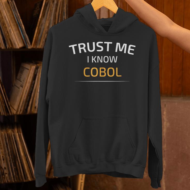 Trust Me I Know Cobol データサイエンスtシャツ パーカー