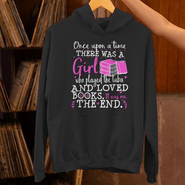 Tuba Player Book Lover Nerd Marching Band Reader Geek Unisex Hoodie