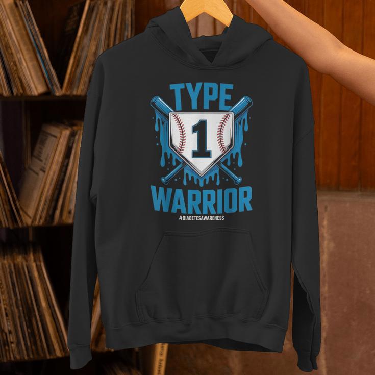 Type 1 Warrior Diabetes Awareness Baseball Enthusiasts Unisex Hoodie Type 1 Warrior Diabetes Awareness Baseball Enthusiasts Unisex Hoodie
