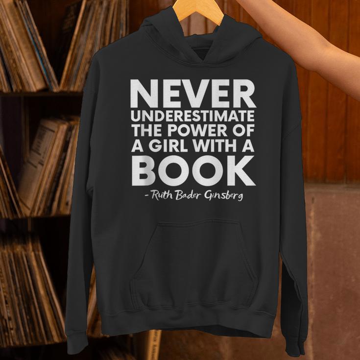 Never Underestimate The Power Of A Girl With A Book RGB Unisex Hoodie Never Underestimate The Power Of A Girl With A Book RGB Unisex Hoodie