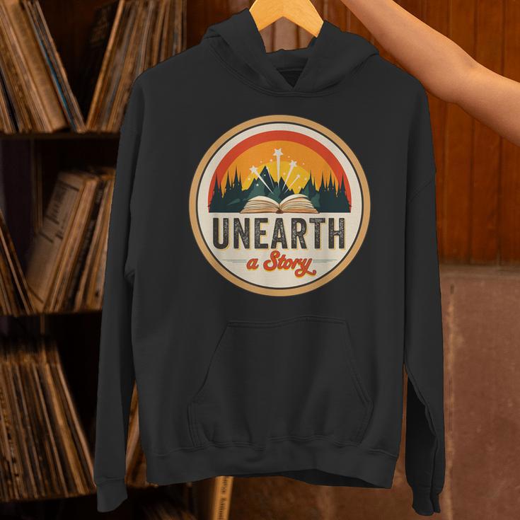 Unearth a Story Summer Reading 2026 Book Vintage Retro Unisex Hoodie Unearth a Story Summer Reading 2026 Book Vintage Retro Unisex Hoodie