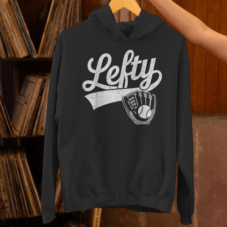 Vintage Baseball Tee Lefty Left Handed Baseball Player Unisex Hoodie Vintage Baseball Tee Lefty Left Handed Baseball Player Unisex Hoodie